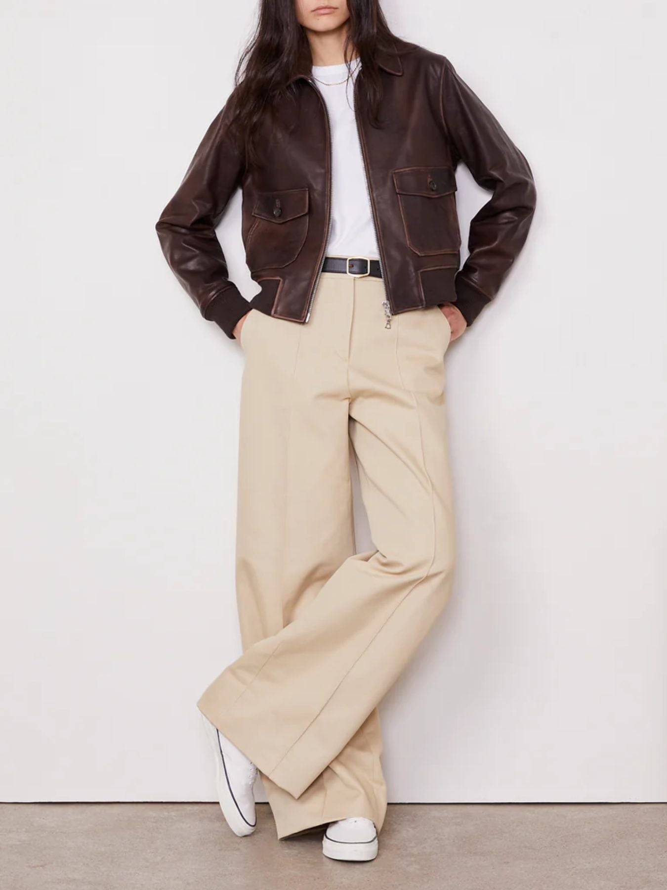 Hera Vintage Lamb Jacket - Dark Brown