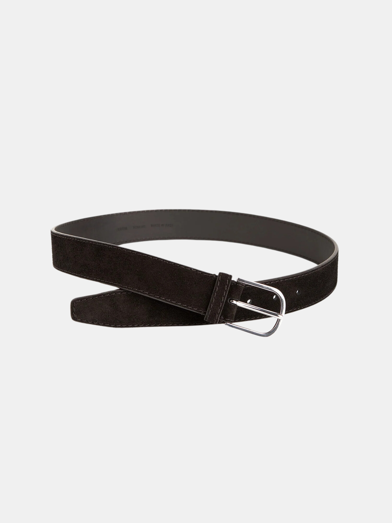 Totême-Wide Trouser Belt - Espresso-Belts-Boboli-Vancouver-Canada