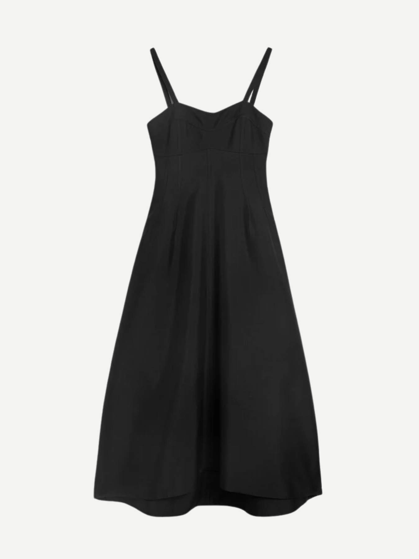 Jil Sander-Techno Gabardine Dress - Black-Dresses-Boboli-Vancouver-Canada