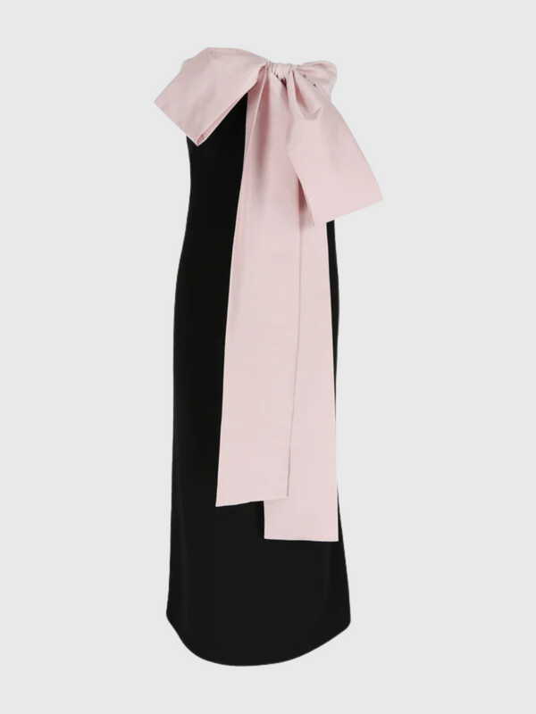 Bernadette-Dress Bart - Black/Blush Pink-Dresses-EU 36-Boboli-Vancouver-Canada