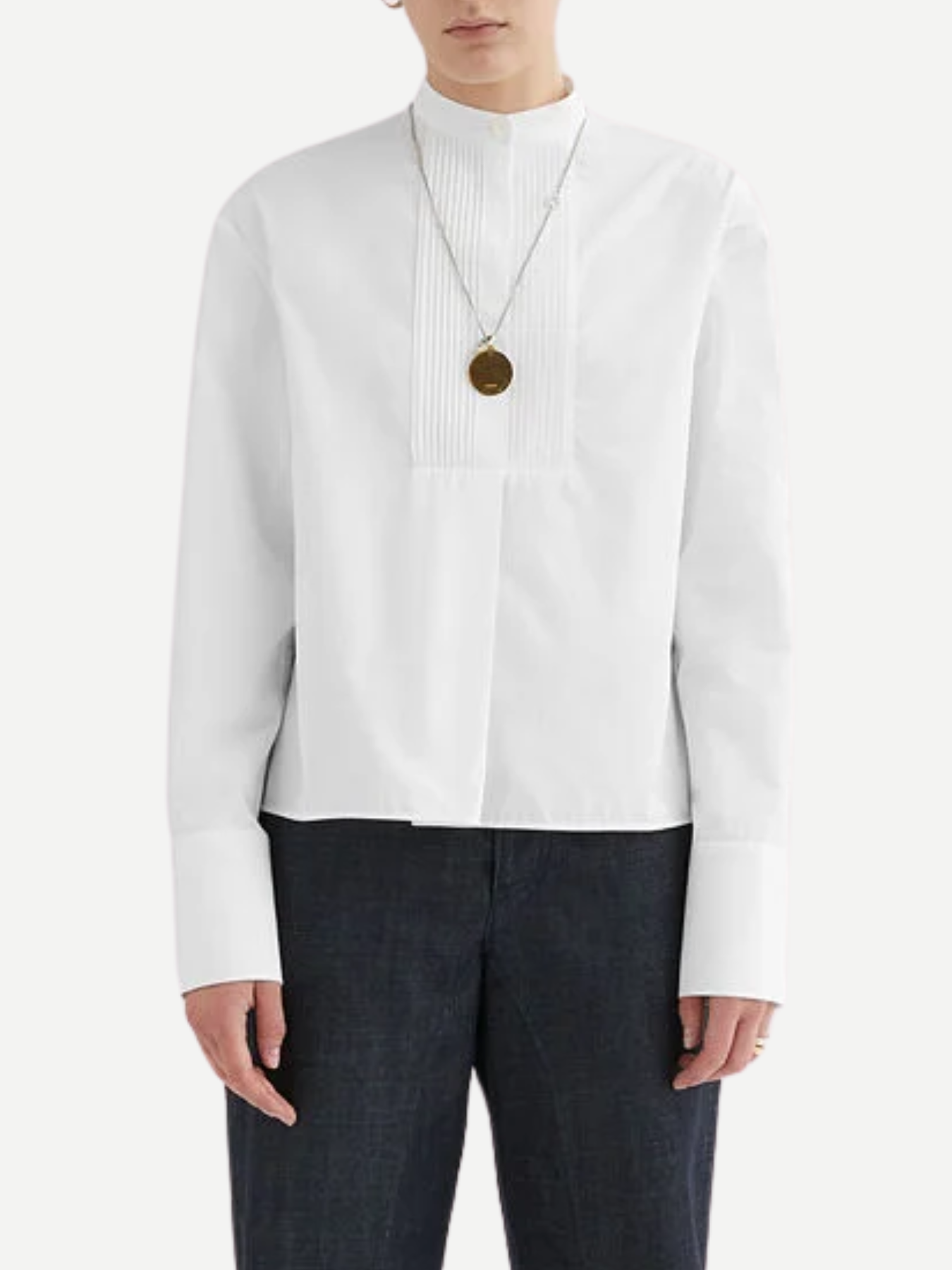 Jil Sander-Thursday Shirt - Optic White-Shirts-Boboli-Vancouver-Canada