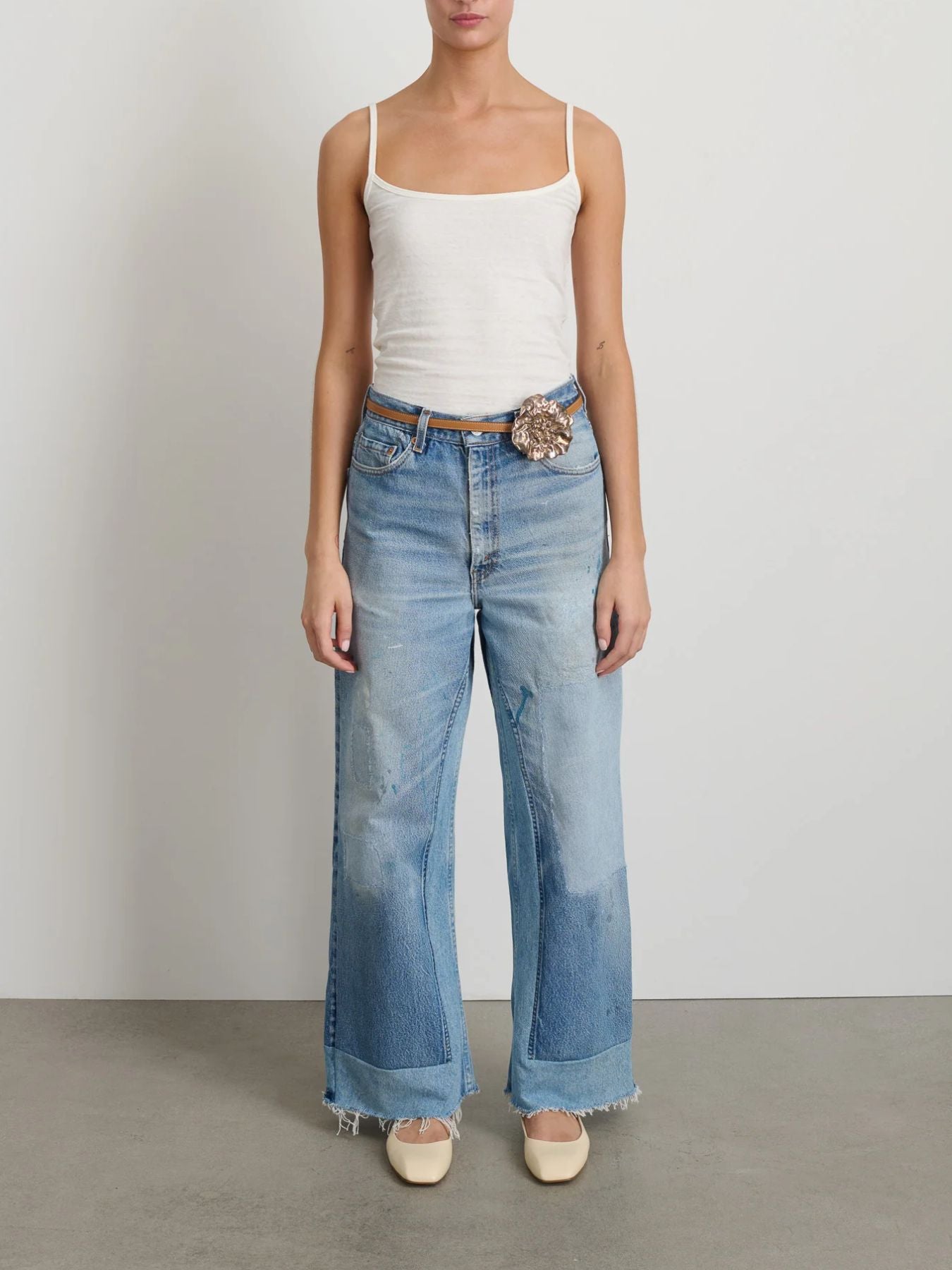 B Sides-Reworked Culotte - Vintage Indigo-Pants-Boboli-Vancouver-Canada