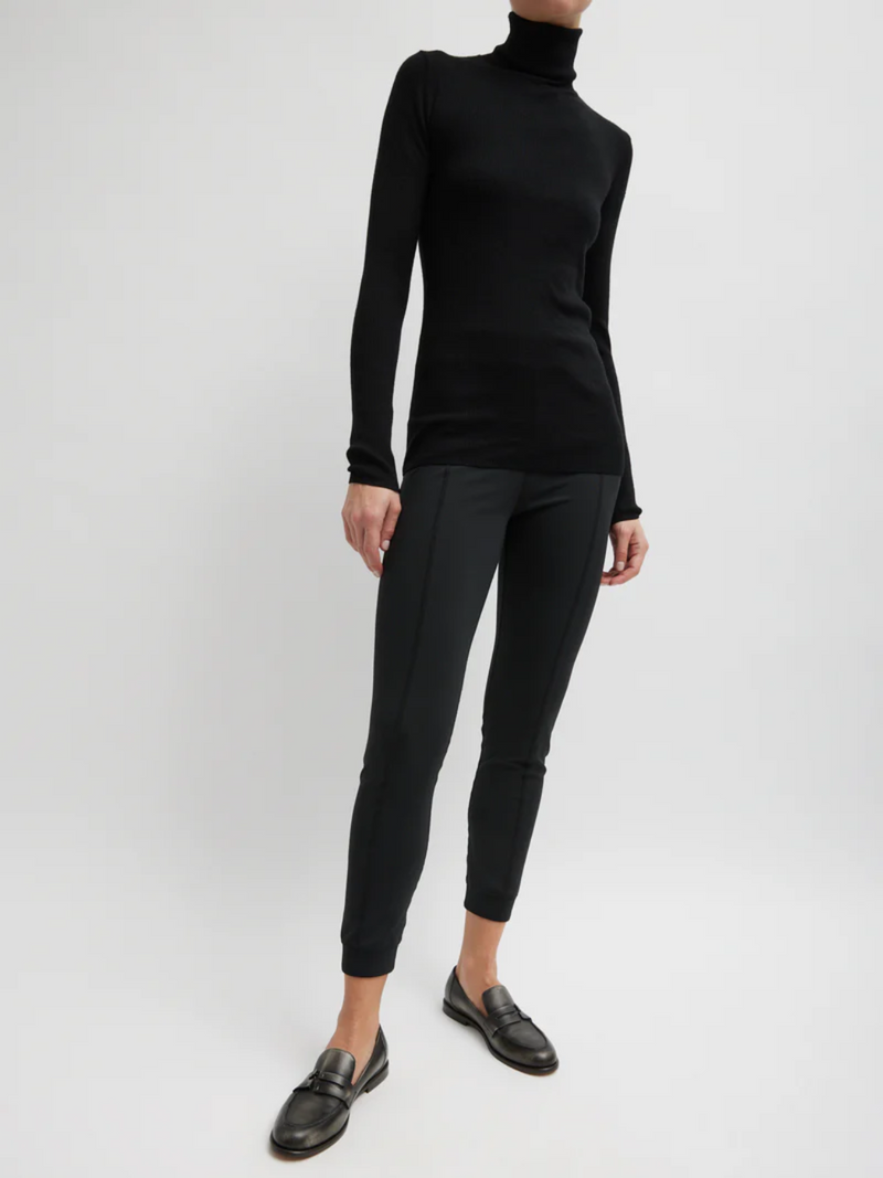 Tibi-Scuba Legging - Black-Pants-S-Boboli-Vancouver-Canada