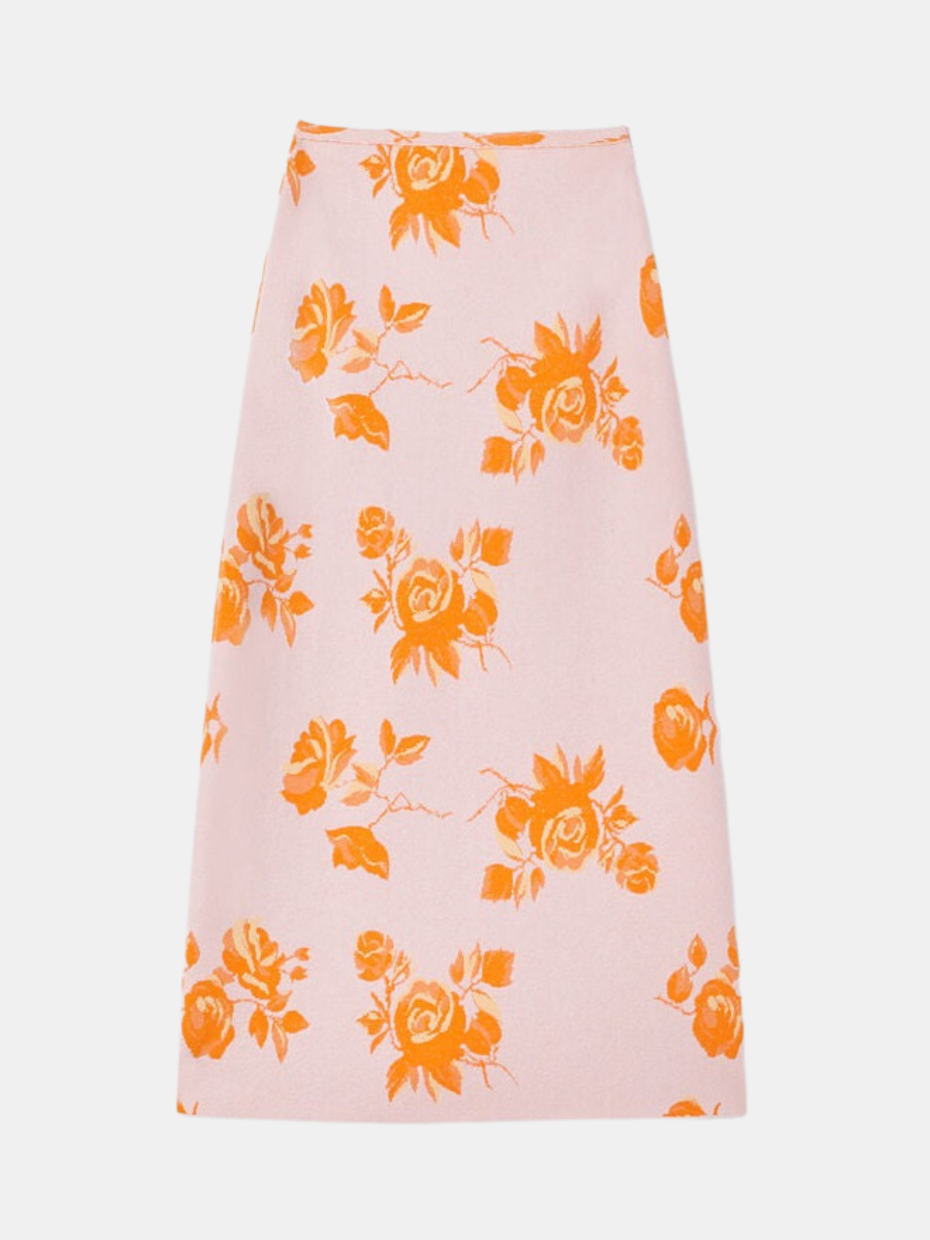 Jil Sander-Jacquard Skirt - Pink/Orange-Skirts-EU 34-Boboli-Vancouver-Canada