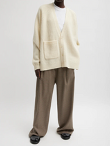 Tibi-Thomas Menswear Check Marit Pullon Pant - Tan/Multi-Pants-XS-Boboli-Vancouver-Canada