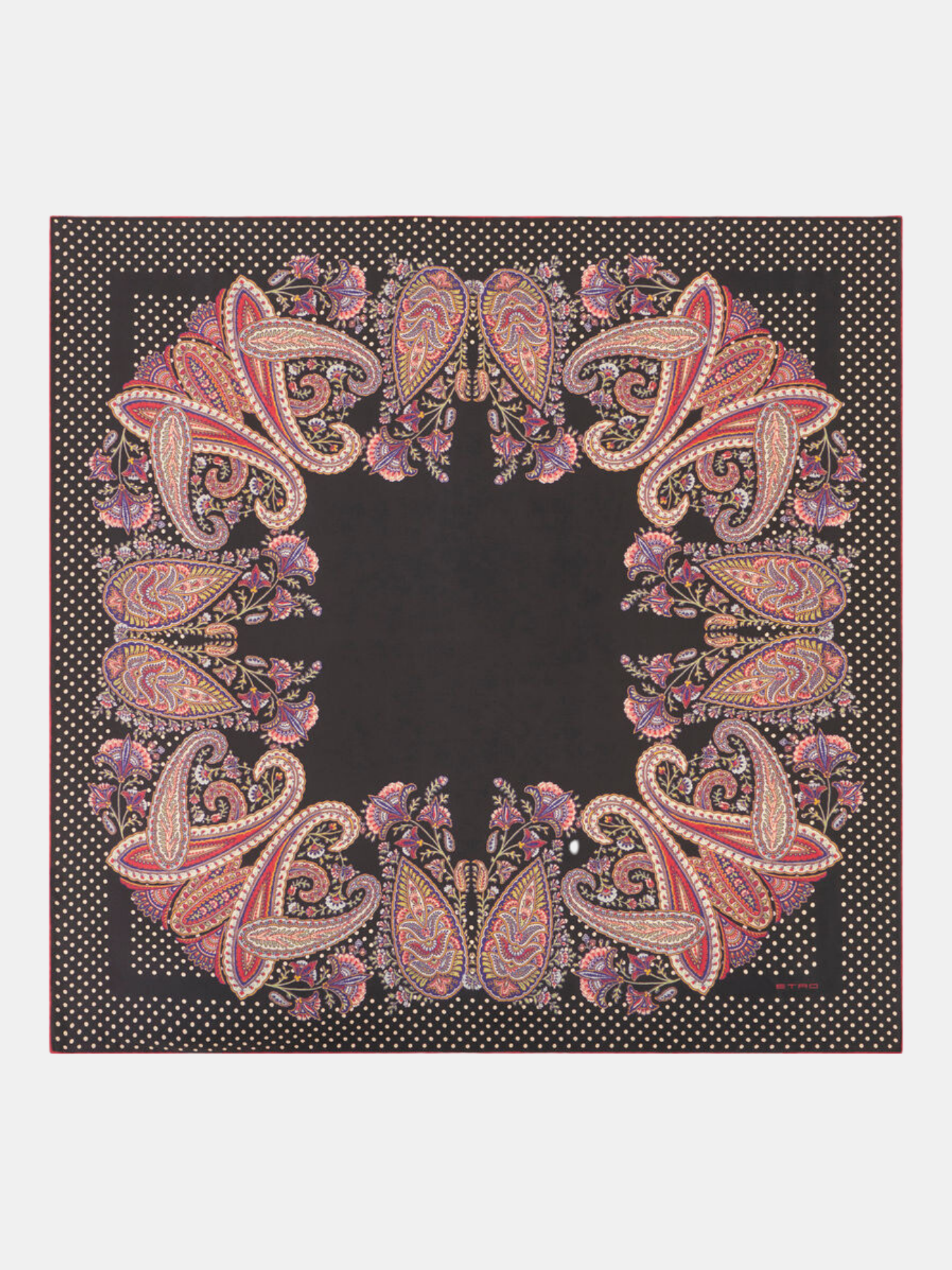 Etro-Silk Twill Scarf - Multi-Scarves-One Size-Boboli-Vancouver-Canada