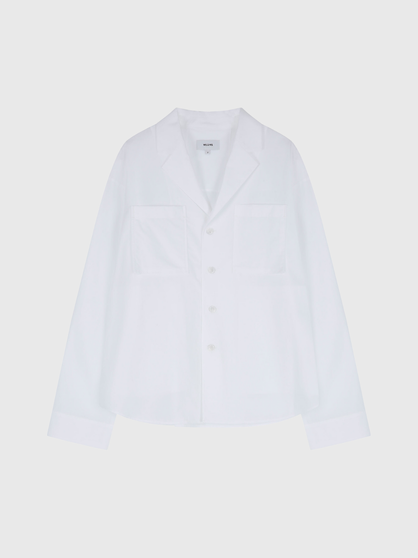 Vis A Vis-Shirt Jacket - White-Jackets-1-Boboli-Vancouver-Canada