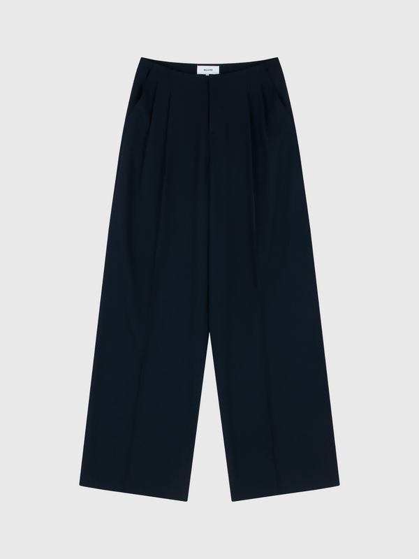 Vis A Vis-Tailored Trousers - Navy-Pants-1-Boboli-Vancouver-Canada