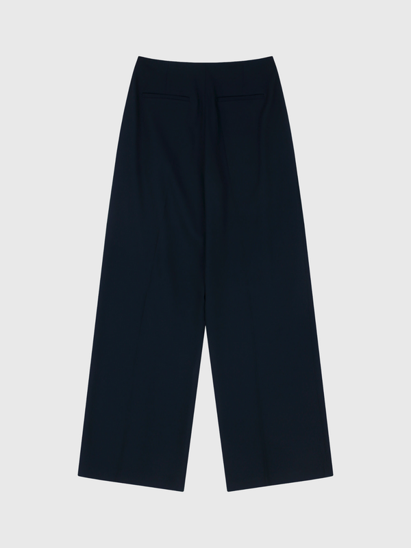 Vis A Vis-Tailored Trousers - Navy-Pants-Boboli-Vancouver-Canada
