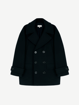 Vis A Vis-Pea Coat - Navy Blue-Coats-1-Boboli-Vancouver-Canada