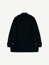 Vis A Vis-Pea Coat - Navy Blue-Coats-Boboli-Vancouver-Canada