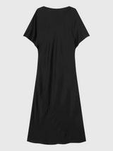 Rohe-Fluid Satin Dress - Black-Dresses-EU 36-Boboli-Vancouver-Canada