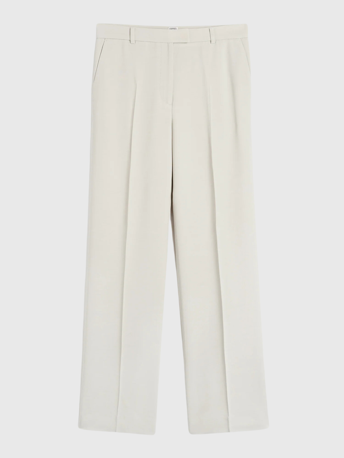 Totême-Relaxed Straight Trouser - White-Pants-EU 34-Boboli-Vancouver-Canada