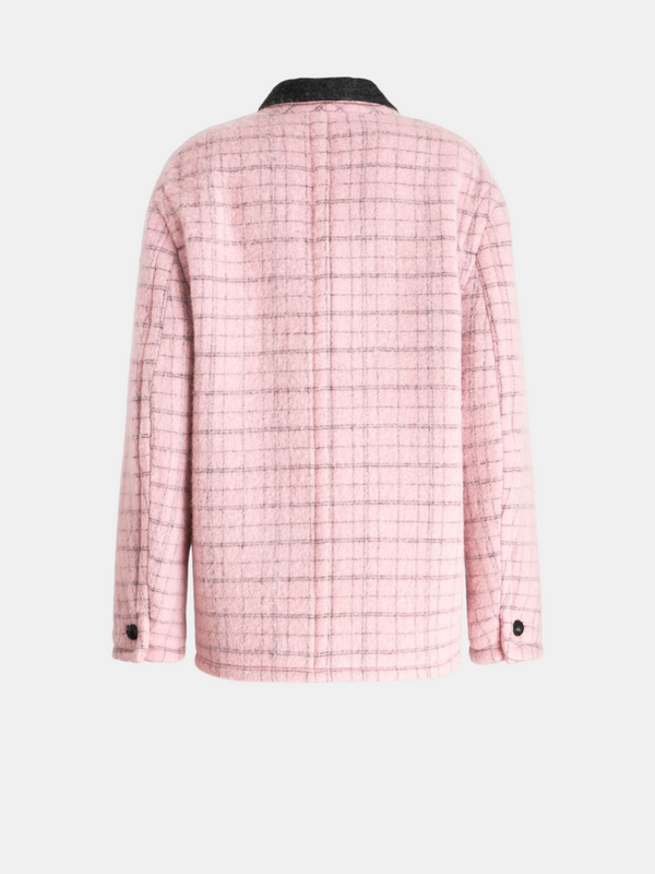 Pink 2025 checkered jacket