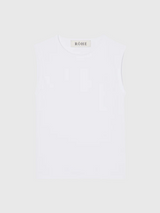 Rohe-Tight Rib Tank Top - Optic White-Tops-Boboli-Vancouver-Canada