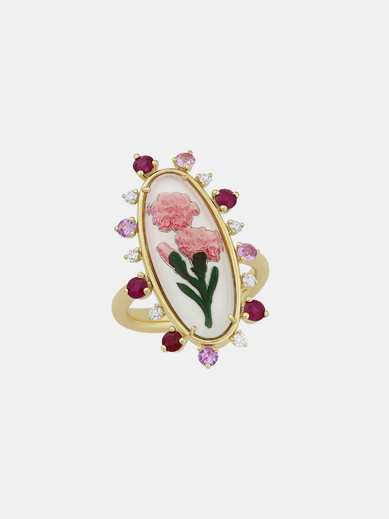 Francesca Villa-Carnation Ring-Jewellery-EU 56-Boboli-Vancouver-Canada