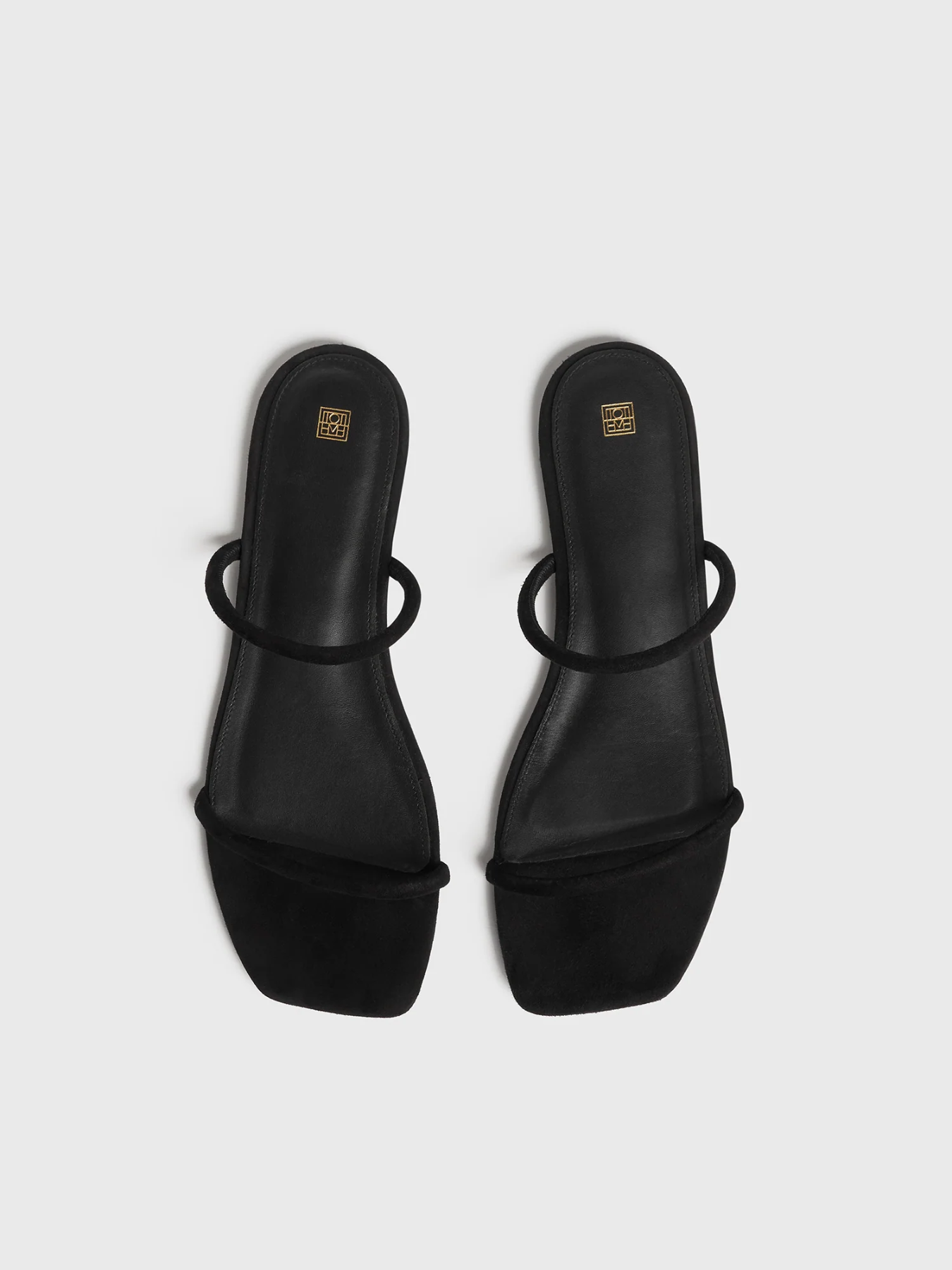 Totême-The Minimalist Slide - Black-Shoes-Boboli-Vancouver-Canada