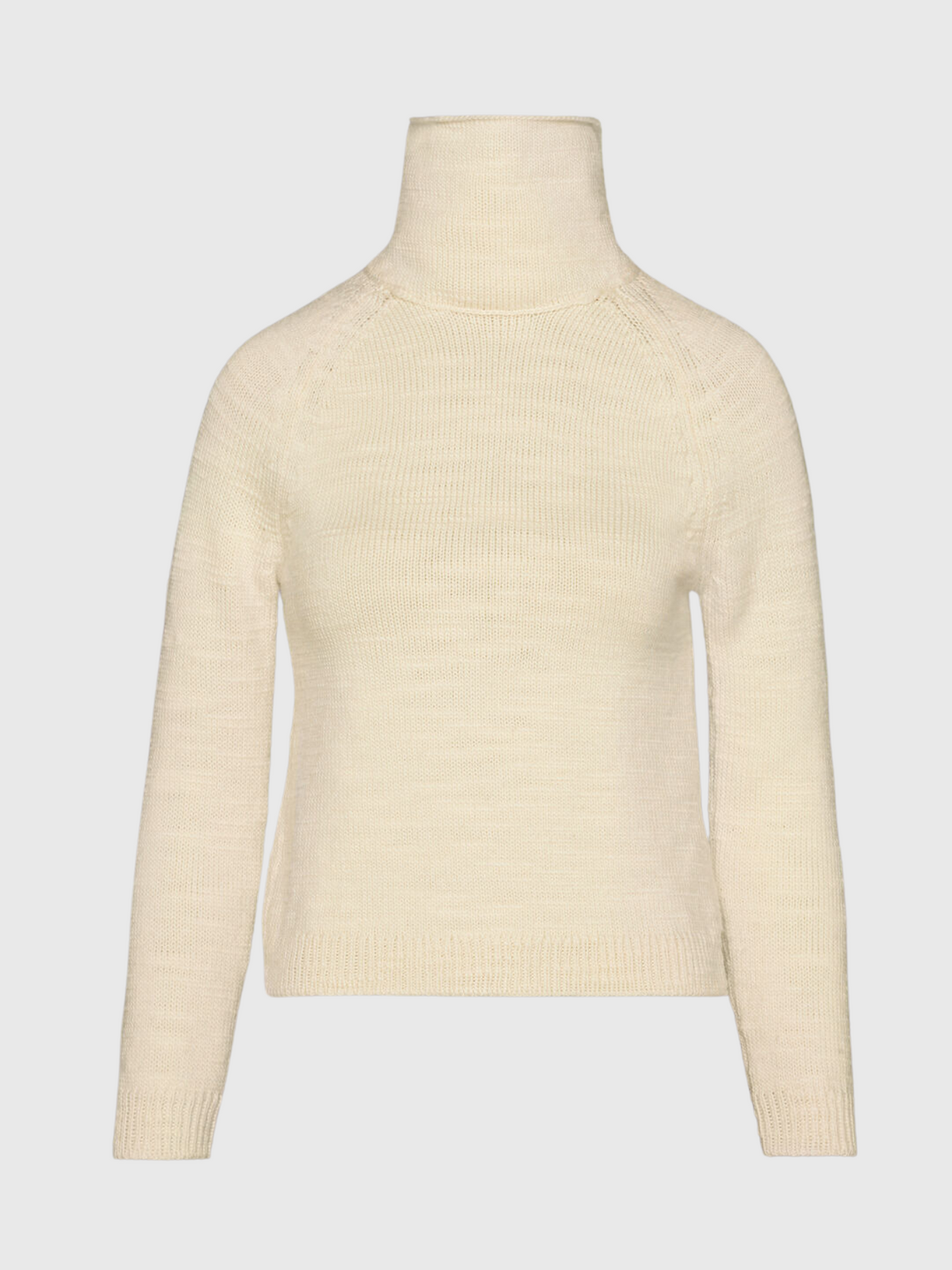High neck white sweater discount