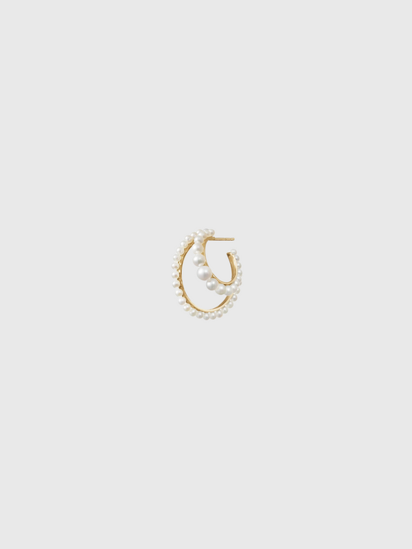 Sophie Bille Brahe-Petit Boucle de Perle Earring-Jewellery-One Size-Boboli-Vancouver-Canada