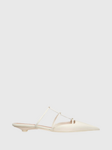 Rockstud Wispy Mule - Ivory