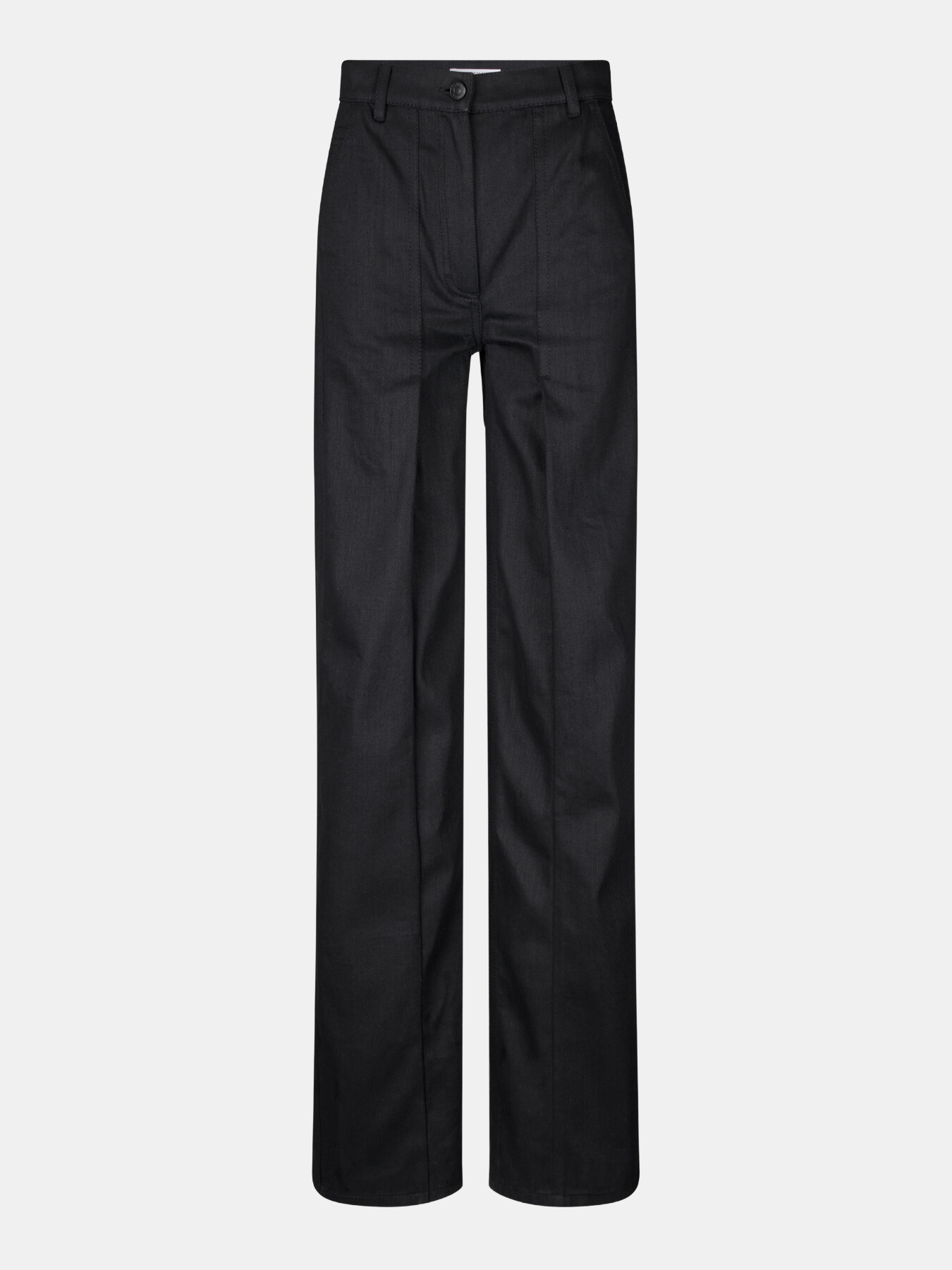 Sixta Trousers Denim Black - Black