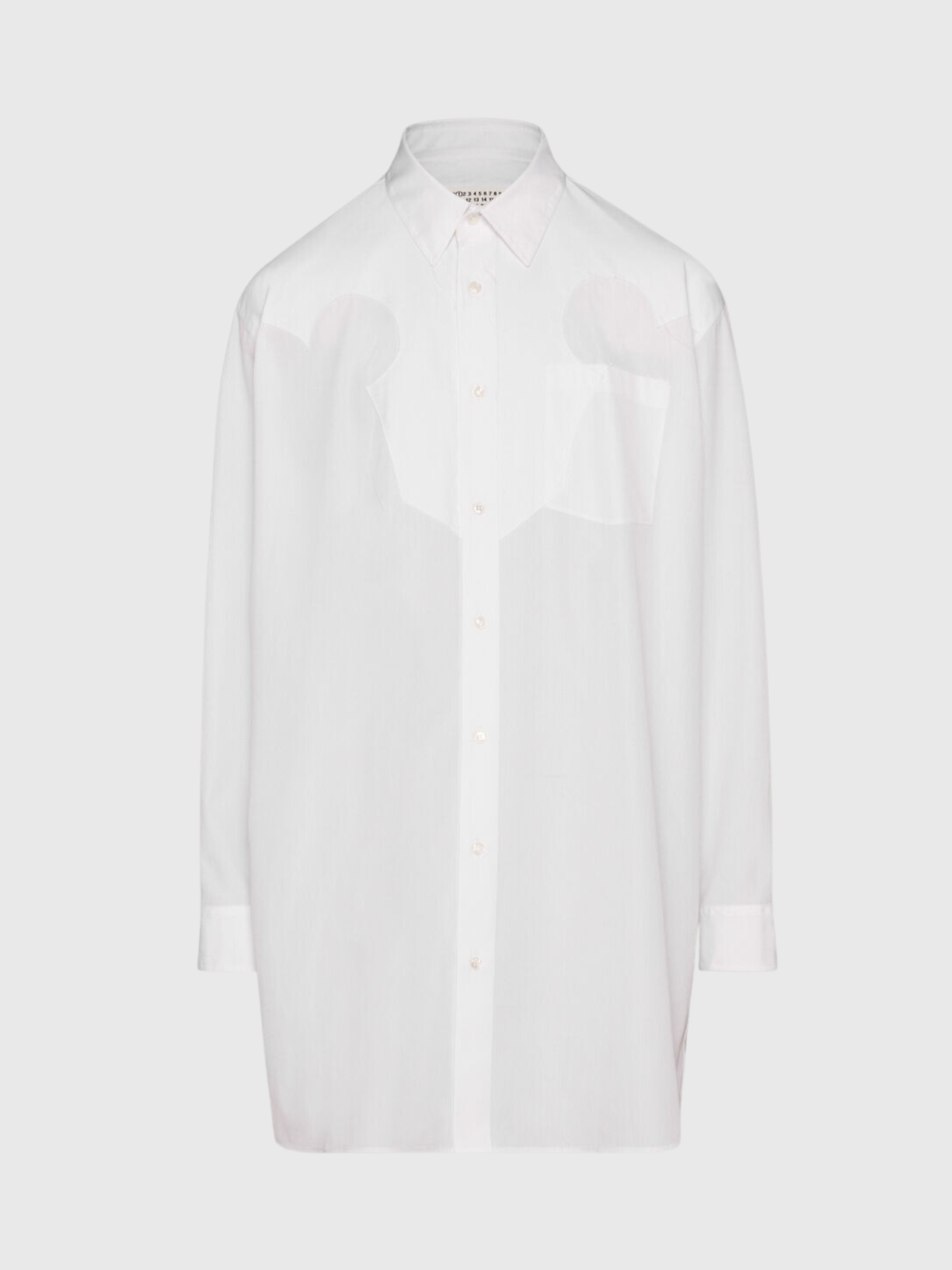 Maison Margiela-Cotton Poplin Shirt Dress - Optic White-Shirts-IT 38-Boboli-Vancouver-Canada