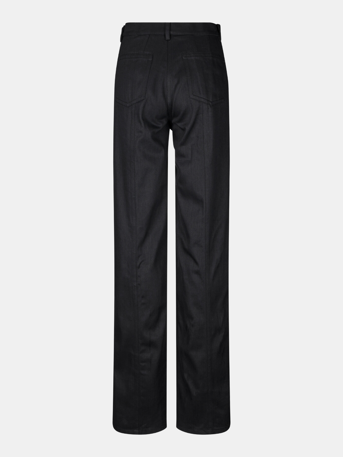 Sixta Trousers Denim Black - Black