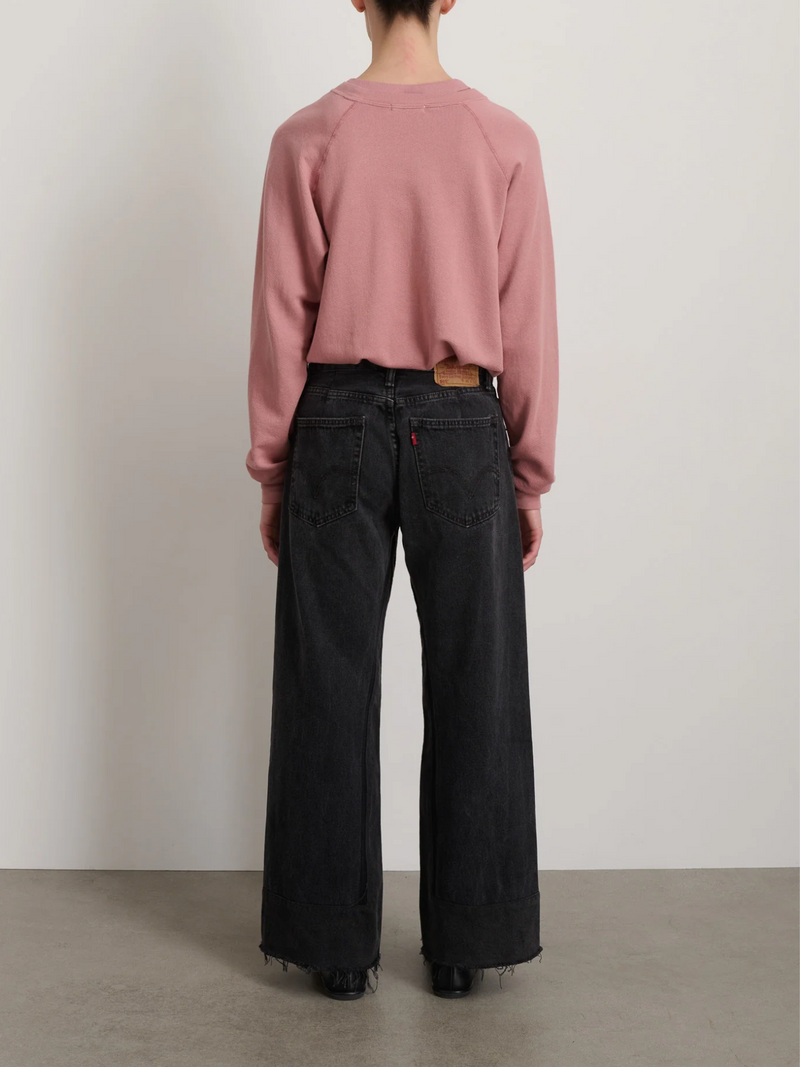 B Sides-Reworked Culotte - Vintage Black-Pants-Boboli-Vancouver-Canada