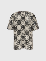 La DoubleJ-Lacey House T-Shirt - Mini Tiles Macarme-Shirts-Boboli-Vancouver-Canada
