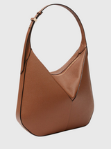Valextra-Vivi Hobo Bag - Chocolate Brown-Bags-One Size-Boboli-Vancouver-Canada