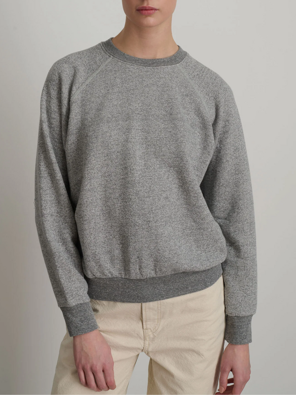 B Sides-Crewneck Sweatshirt - Heather Grey-Sweaters-XS-Boboli-Vancouver-Canada