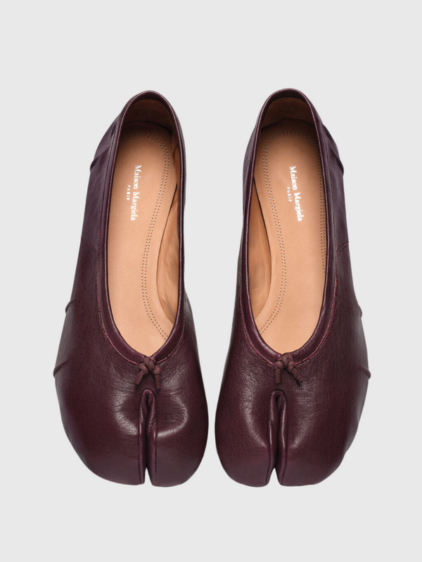 Maison Margiela-Tabi New Ballerina - Merlot-Shoes-IT 36-Boboli-Vancouver-Canada