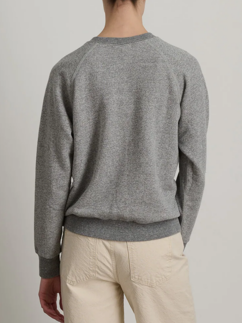 B Sides-Crewneck Sweatshirt - Heather Grey-Sweaters-Boboli-Vancouver-Canada