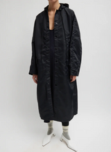 Tibi-Eco Nylon Hooded Coat - Midnight Navy-Coats-XS-Boboli-Vancouver-Canada