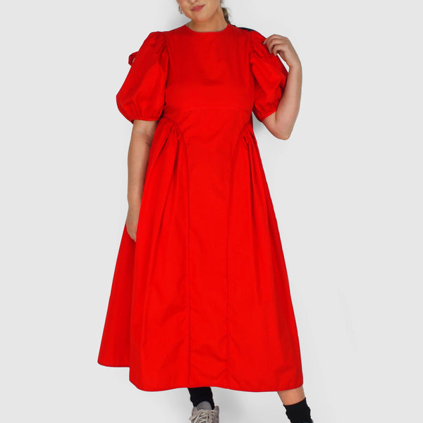 Finnegan Dress - Poppy Red