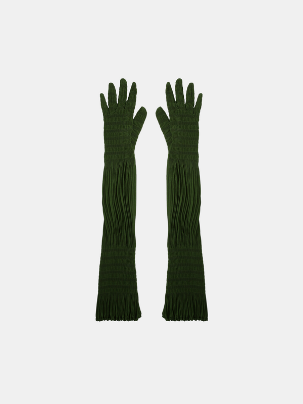 Erdem-Long Fabric Glove - Clover-Accessories-M-Boboli-Vancouver-Canada