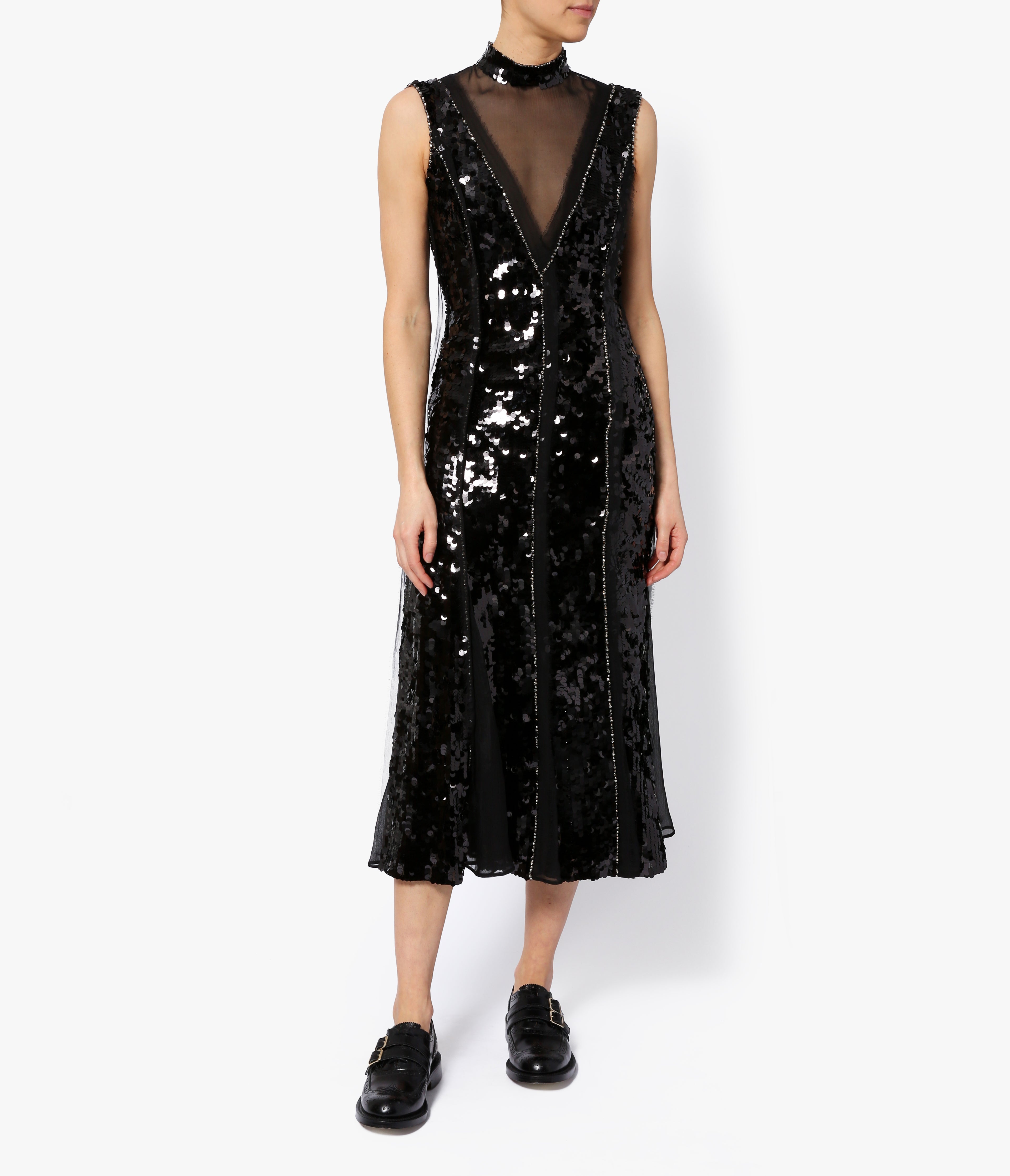 Erdem-Tyana Dress - Black-Dresses-Boboli-Vancouver-Canada