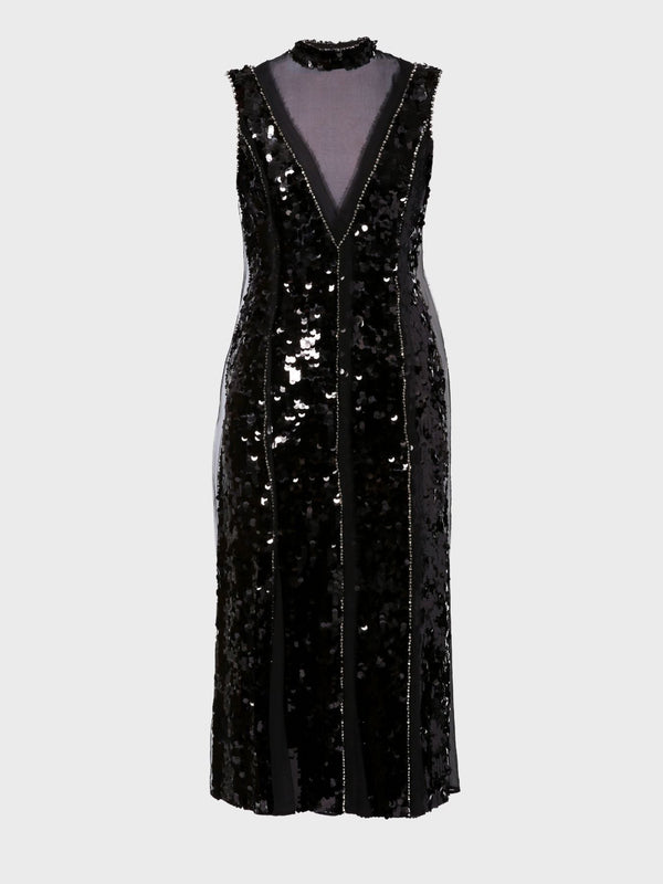 Erdem-Tyana Dress - Black-Dresses-Boboli-Vancouver-Canada