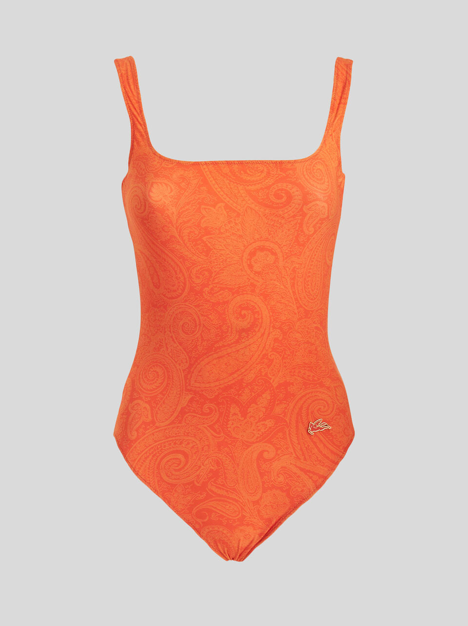 Etro-One-Piece Paisley Costume - Coral-Swimwear-Boboli-Vancouver-Canada