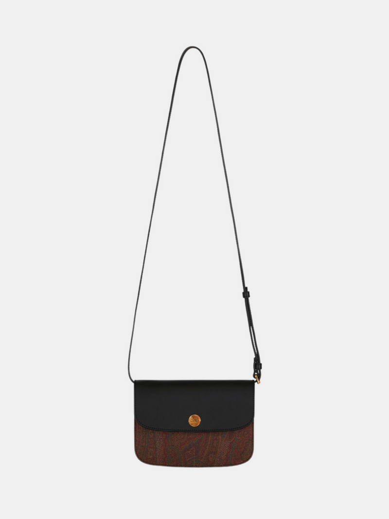 Etro-Small Etro Essential Bag - Black/Paisley-Bags-One Size-Boboli-Vancouver-Canada
