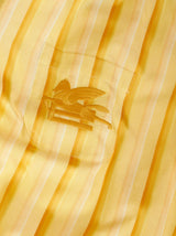 Etro-Striped S.S. Maxi Shirt - Yellow Stripe-Shirts-Boboli-Vancouver-Canada