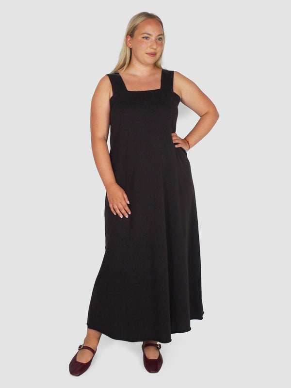 Extreme Cashmere-n°295 Castle - Dark Brown-Dresses-One Size-Boboli-Vancouver-Canada