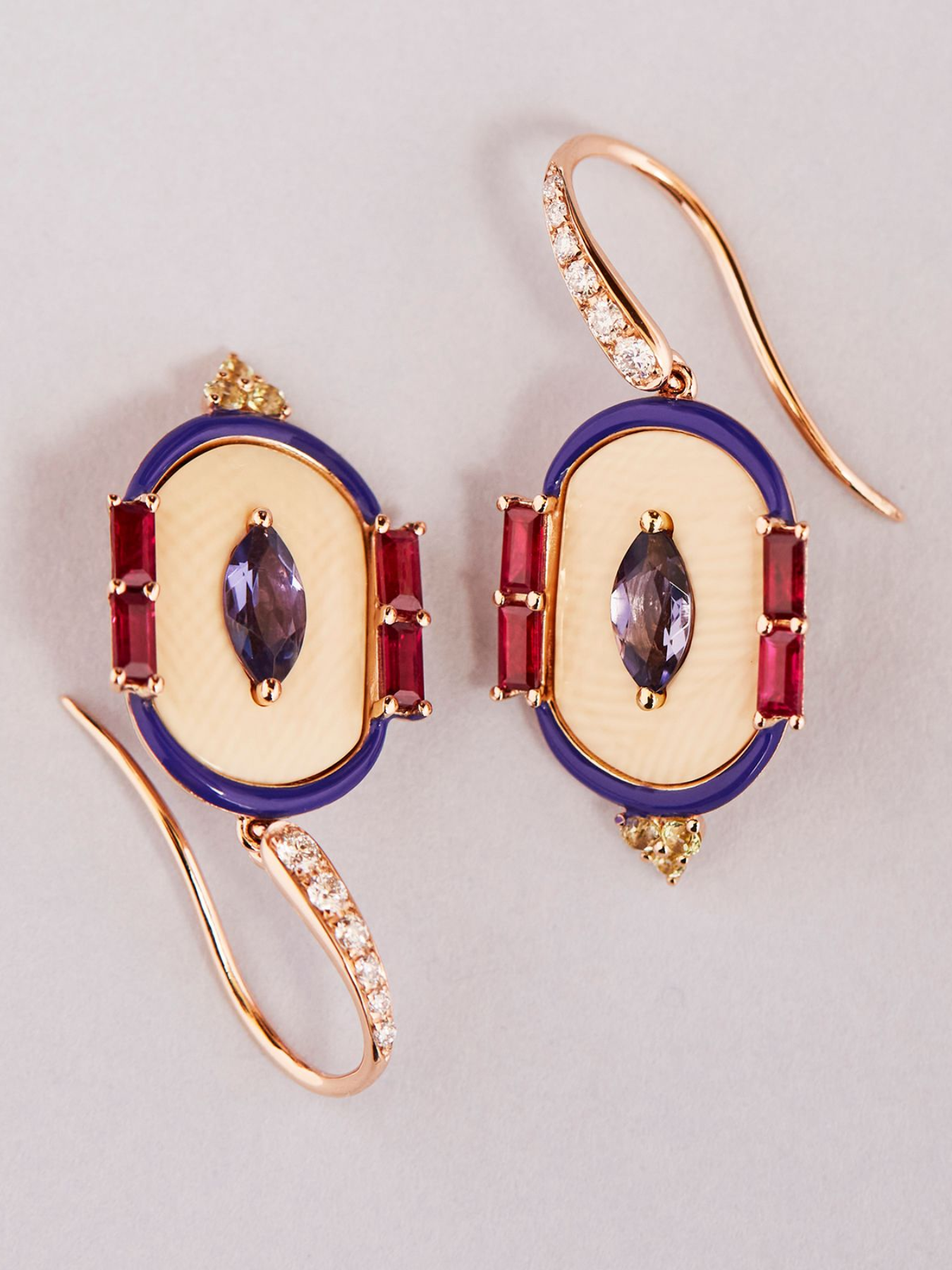 Francesca Villa-Ladies Blue Earrings-Jewellery-One Size-Boboli-Vancouver-Canada