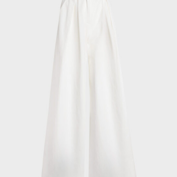 giambattista valli Giambattista Valli High-waisted flared crepe trousers |  ShopLook