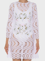 Giambattista Valli-Dress in Macrame - Ivory-Dresses-Boboli-Vancouver-Canada