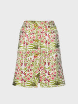 Giambattista Valli-Long Plein Air Jacquard Skirt - Ivory/Multi-Skirts-Boboli-Vancouver-Canada