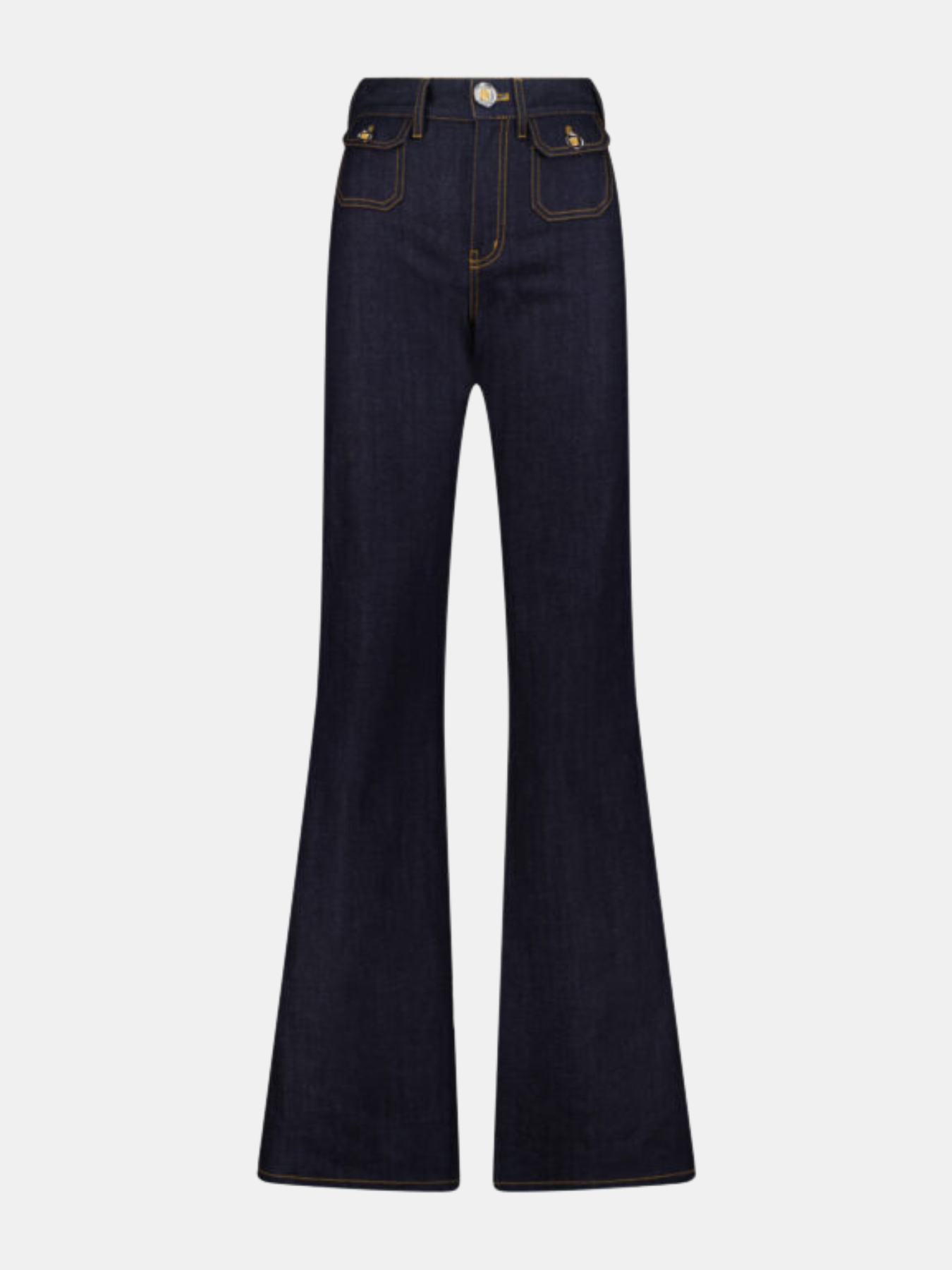 Giambattista Valli-Raw Denim Trousers - Blue-Pants-IT 40-Boboli-Vancouver-Canada