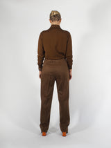 Giuliva Heritage-Camel Hair Trouser - Tobacco-Pants-Boboli-Vancouver-Canada