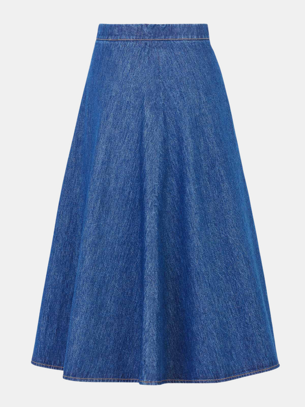 Giuliva Heritage-The Ada Skirt - Dark Blue-Skirts-Boboli-Vancouver-Canada