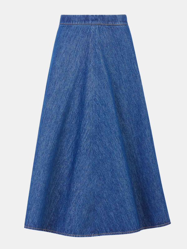 Giuliva Heritage-The Ada Skirt - Dark Blue-Skirts-IT 38-Boboli-Vancouver-Canada